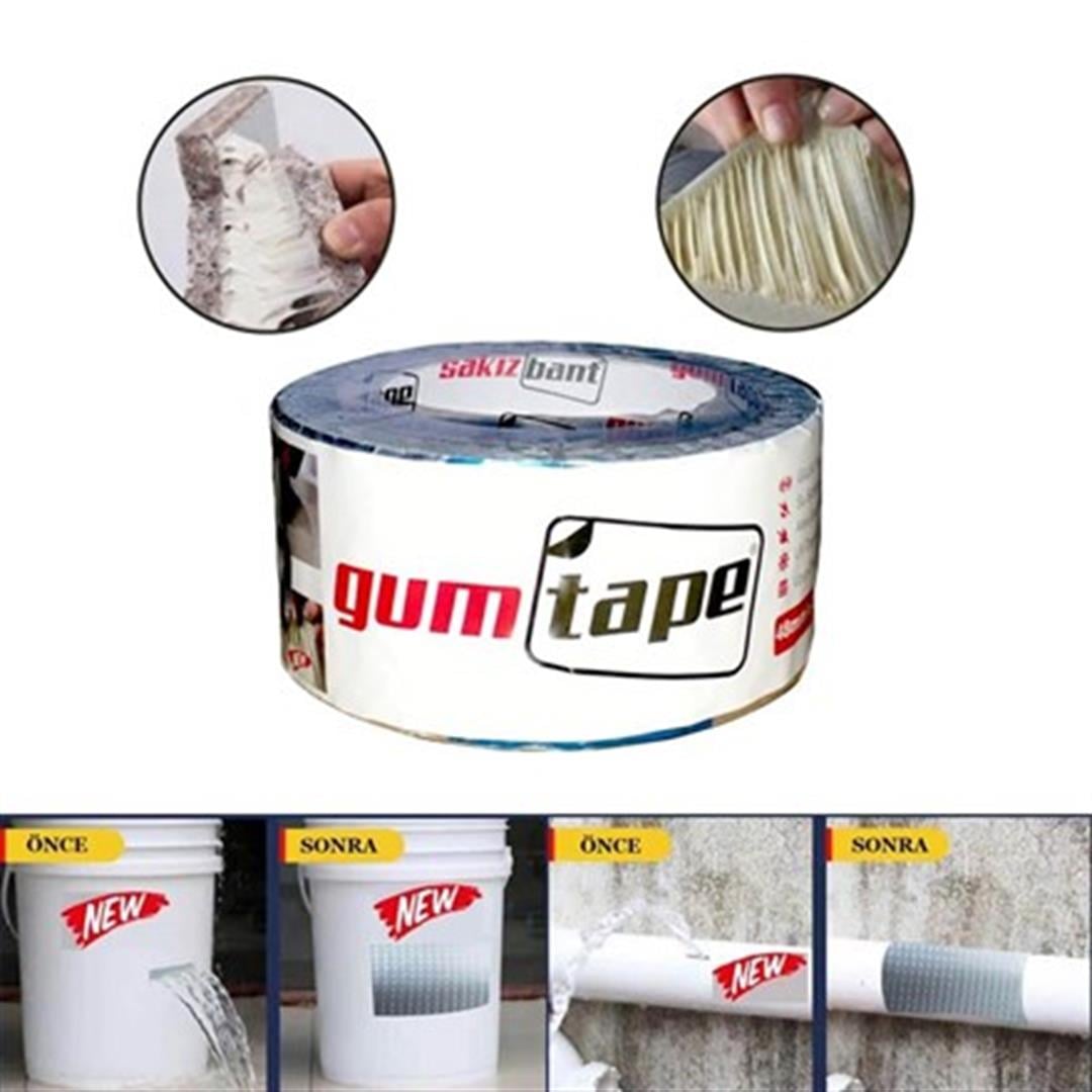 Gumtape Sakız Bant 48 mm x 2 metre Alüminyum Tamir Bandı
