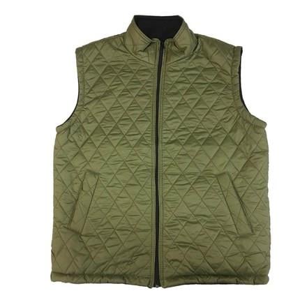 Haki Polar Astarlı Kapitone Yelek - M