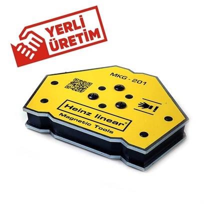 Heinz Linear MKG-201 Kaynak İçin Tutucu Mıknatıs 5 Açılı Manyetik Kaynak Gönyesi