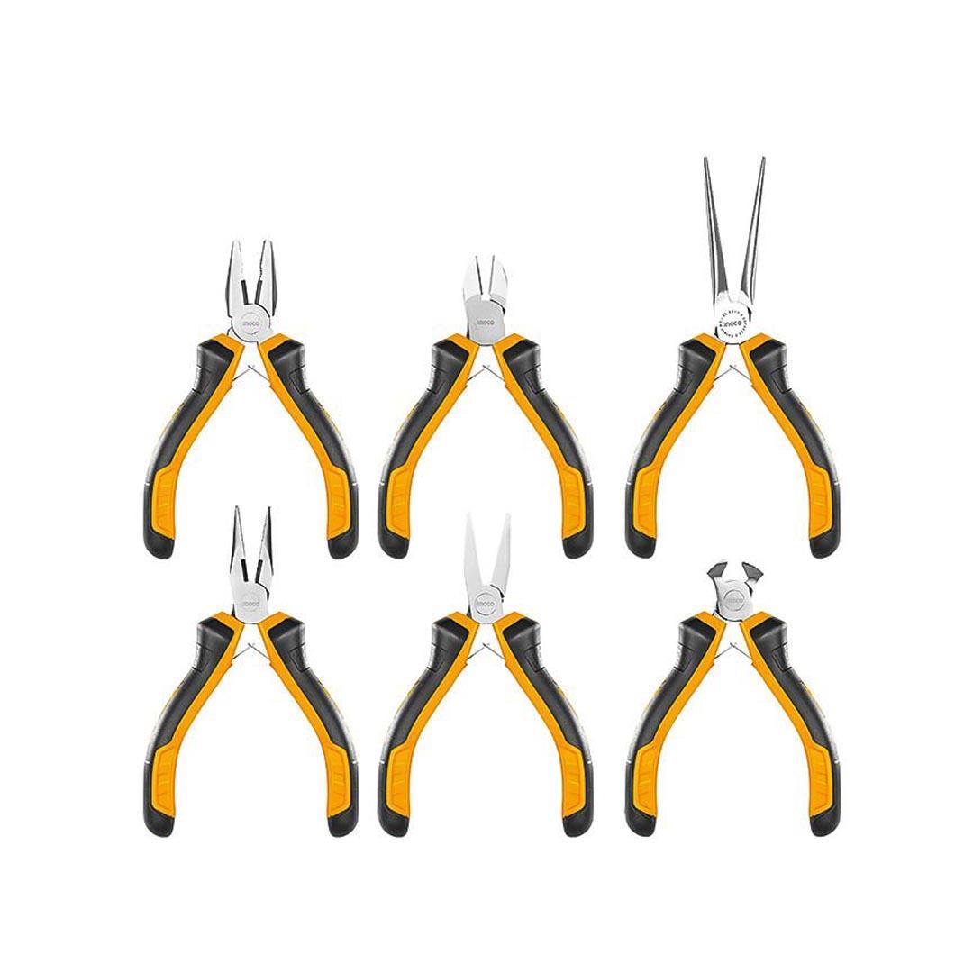 İngco HMPS06115 6'lı Mini Pense Seti 115 mm
