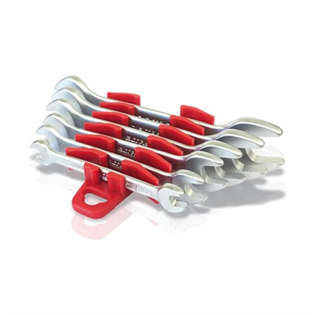 İzeltaş 0100 Çatal İki Ağız Anahtar Takımı Kısa Boy - 6'Lı Set