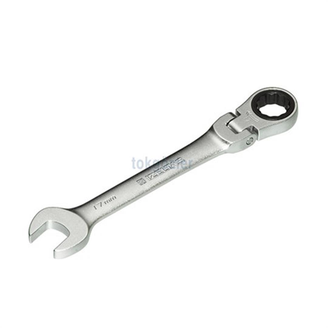 İzeltaş 0345 Mafsallı Cırcır Kombine Anahtar 17 mm