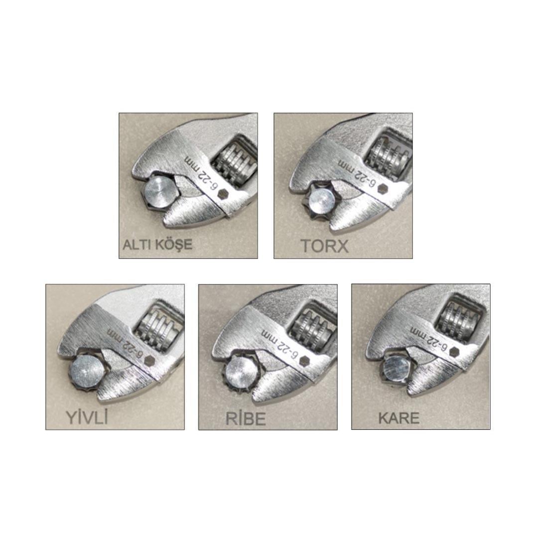 İzeltaş 0615010200 Ayarlı Montaj Anahtarı 200 mm