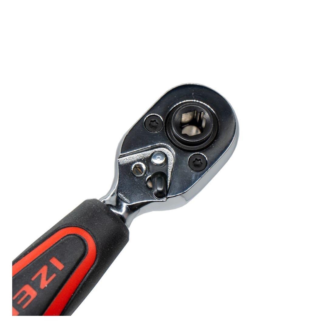 İzeltaş 1507062110 1/4” Lokma/Bits Tutuculu Cırcır Kolu (72 Diş)