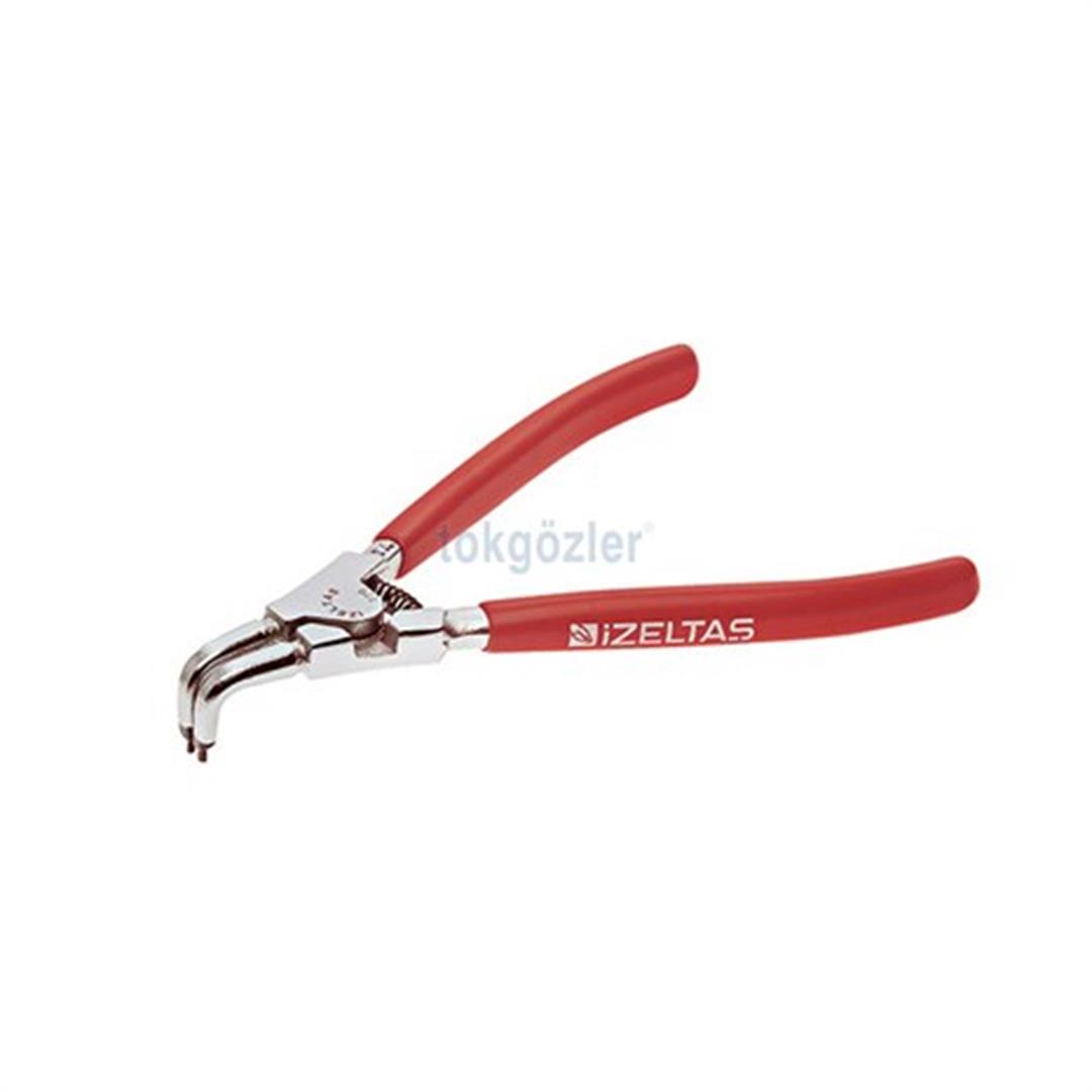İzeltaş 3311 Dış Segman Pensesi (Yaylı Eğri) 210 mm