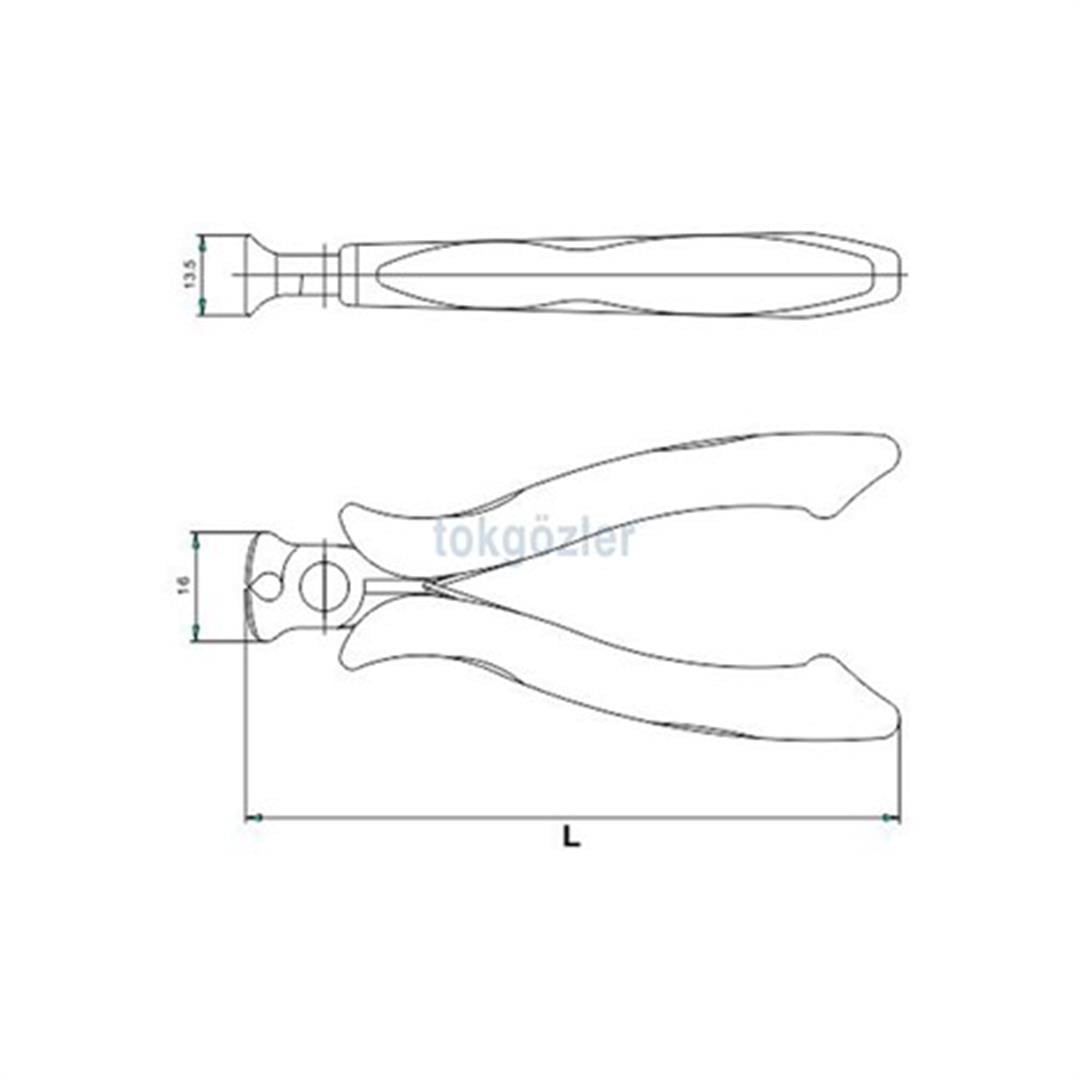 İzeltaş 3551 Elektronikçi Tepe Keski 125 mm