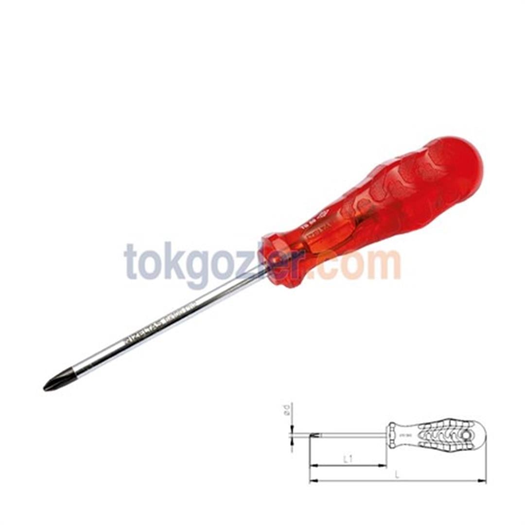 İzeltaş 4120 Kraft Serisi Yıldız Uçlu Tornavida 8x150 mm
