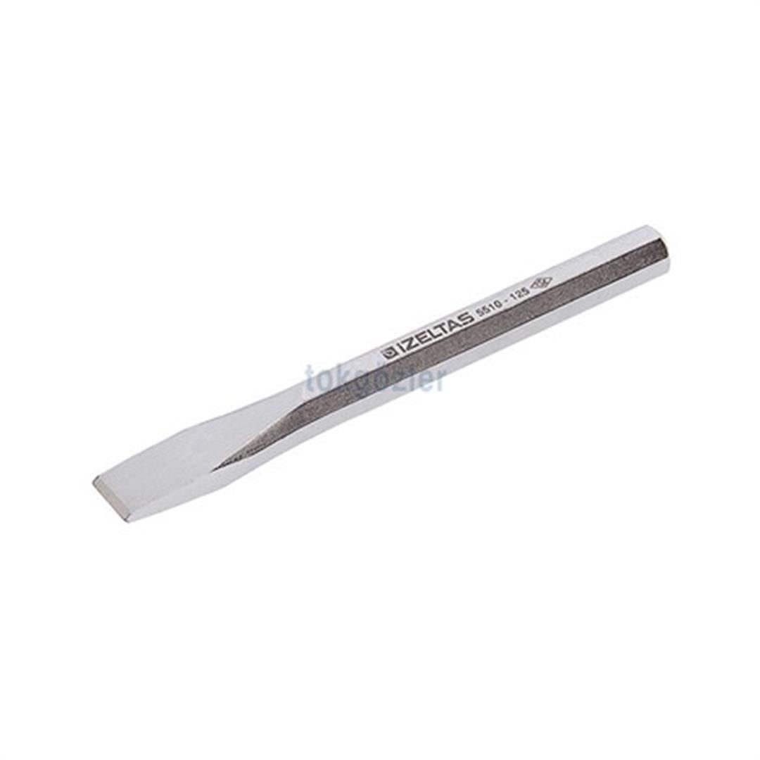İzeltaş 5510 Tesviyeci Düz Keski Krom Kaplı 125 mm