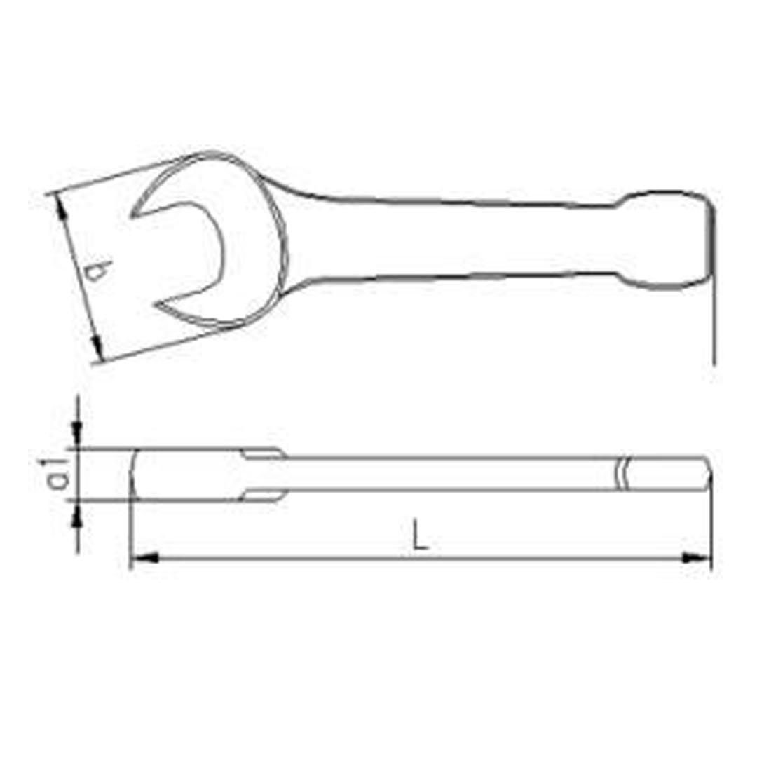 İzeltaş Çatal Çakma Anahtar 27 mm