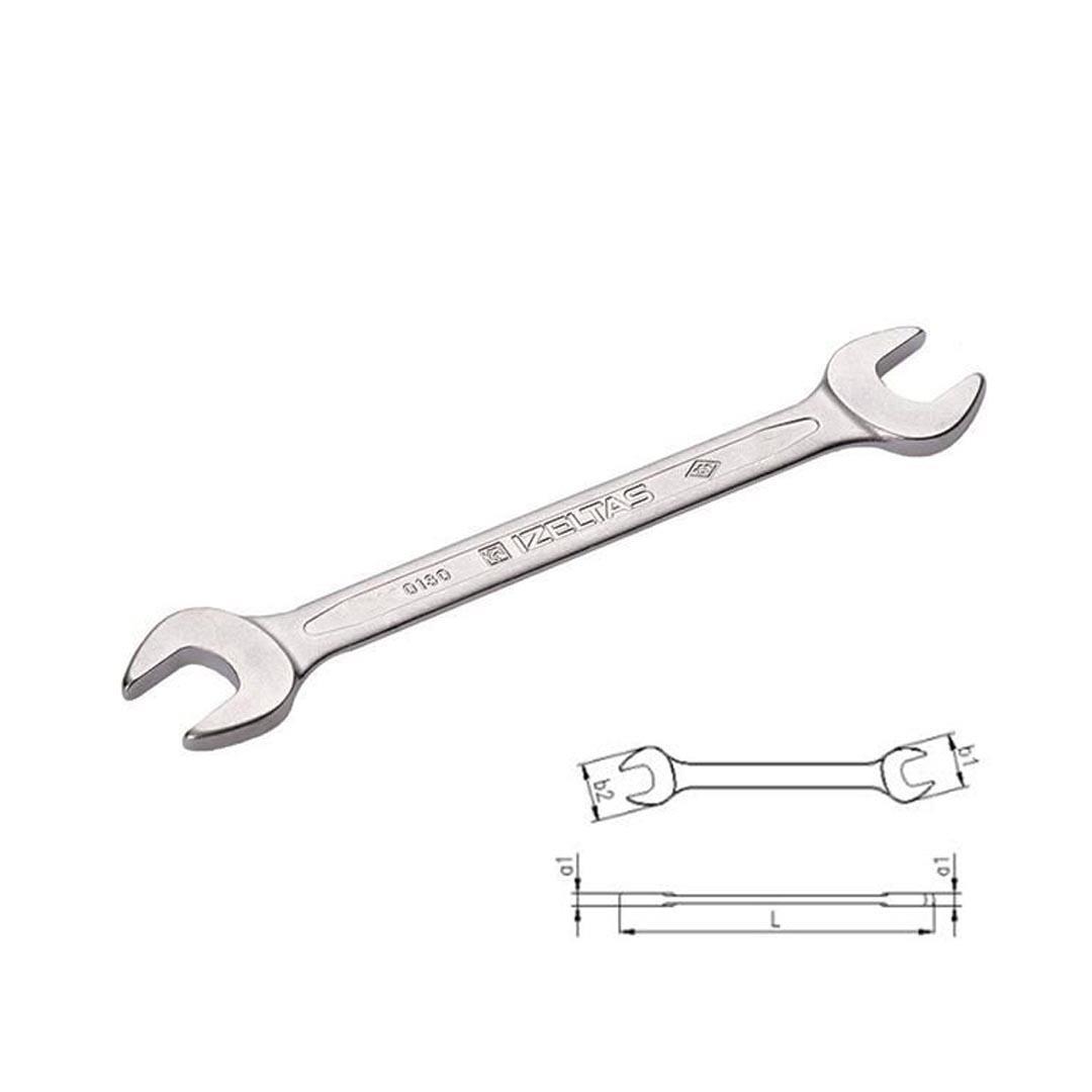İzeltaş İki Ağız Anahtar Uzun Boy 27x29 mm