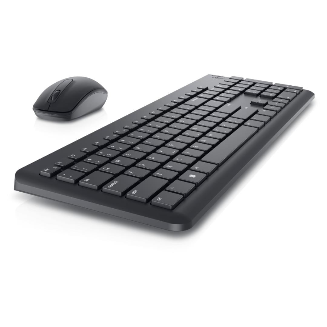 Dell KM3322W USB Alıcılı Kablosuz Türkçe Q Klavye Mouse Seti - Siyah