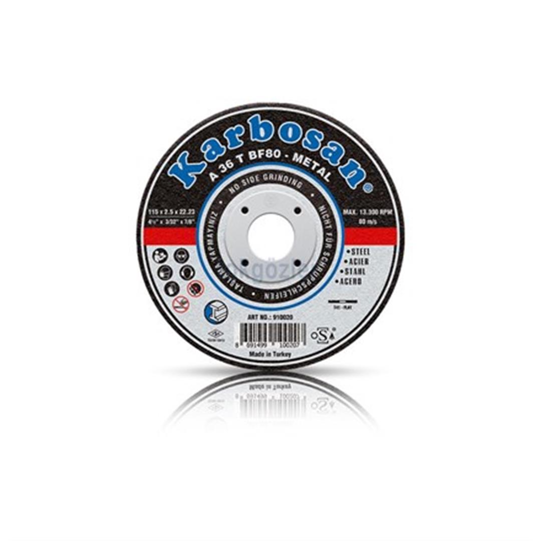 Karbosan 180x3.0x22.23 NK Metal Standart Kesme Diski 910040 (A 36 T BF80)