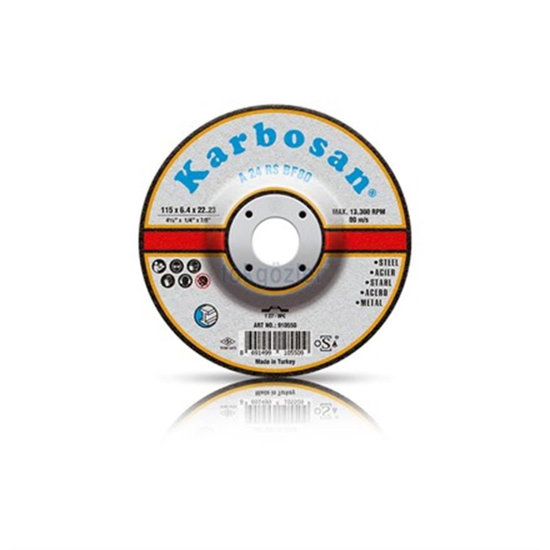 Karbosan 180x8.0x22.23 NK Metal Taşlama Diski 910580 (A 24 RS BF80)
