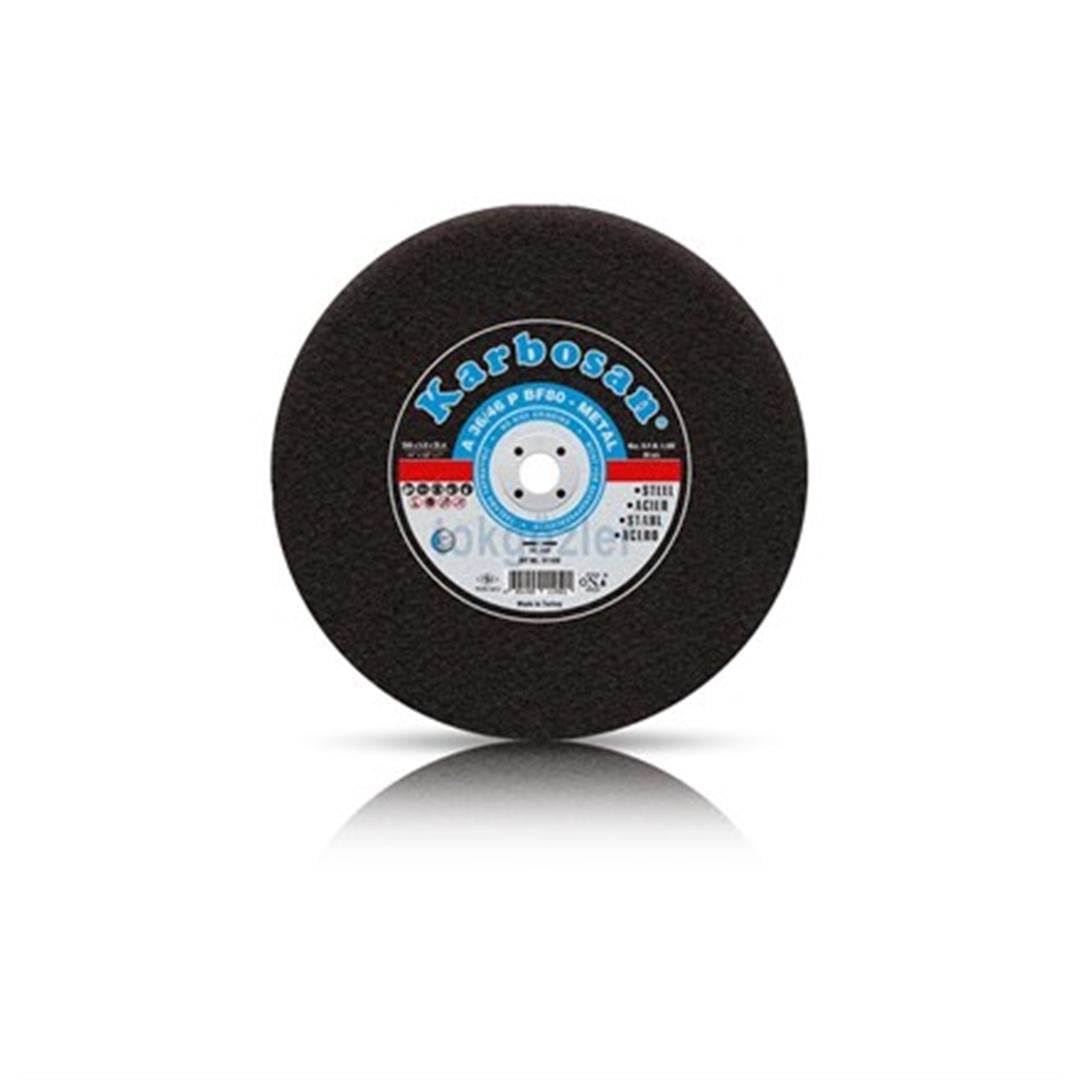 Karbosan 350x3.5x25.4 NK Metal Sabit Tezgah Kesme Diski 910860 (A 30/36 P BF80)