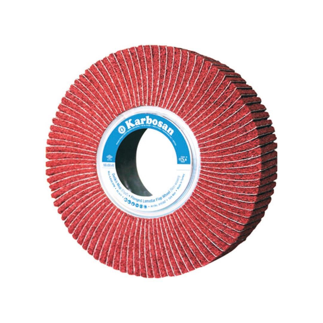 Karbosan Elyaf Kombi Dairesel Delikli Mop Zımpara 165x50x25 mm Metal Göbekli 915385