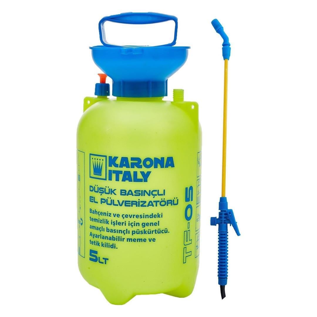Karona İtaly TF-05 Pülverizatör Mekanik İlaçlama Pompası 5 Litre