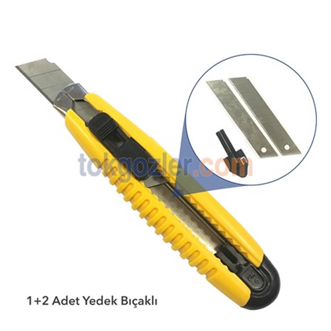 Knicut MB52101 Plastik Gövdeli Geniş Maket Bıçağı