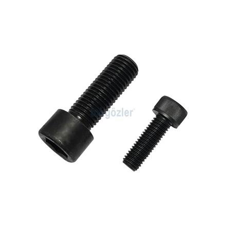 M10x140 DIN 912 İmbus 8.8 Kalite Çelik Cıvata Siyah