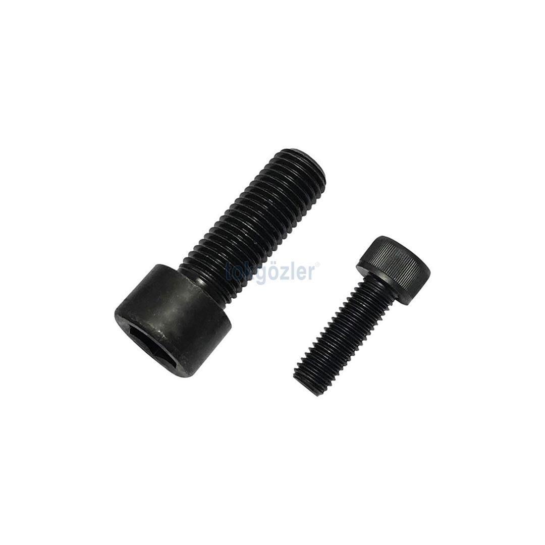 M10x60 DIN 912 İmbus 12.9 Kalite Çelik Cıvata Siyah
