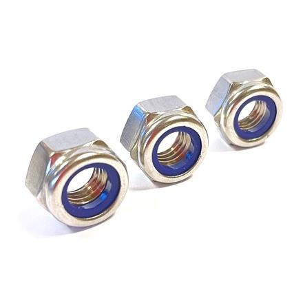 M4 DIN 985 A2 Paslanmaz Inox Fiberli Somun
