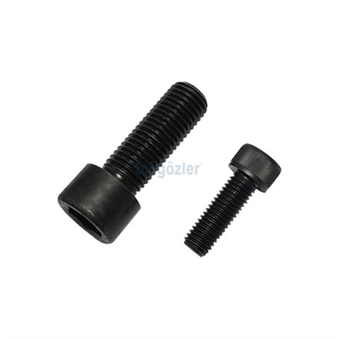 M4x70 DIN 912 İmbus 8.8 Kalite Çelik Cıvata Siyah