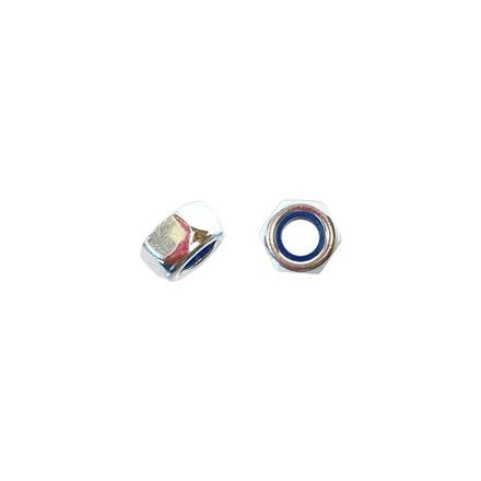M6 DIN 985 Fiberli Çelik Somun Beyaz