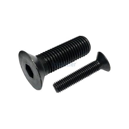 M6x10 DIN 7991 Havşa Başlı İmbus 10.9 Kalite Çelik Cıvata Siyah