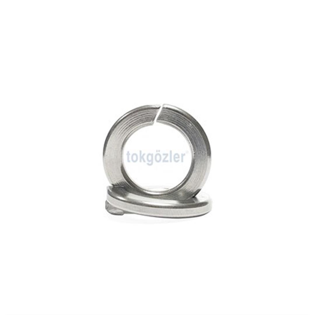 M8 DIN 127 A2 Paslanmaz Inox Yaylı Rondela