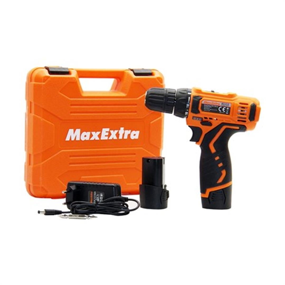 Max-Extra MX 1215 12 Volt 1,5 Ah Li-ion Çift Akülü Plastik Çantalı Vidalama