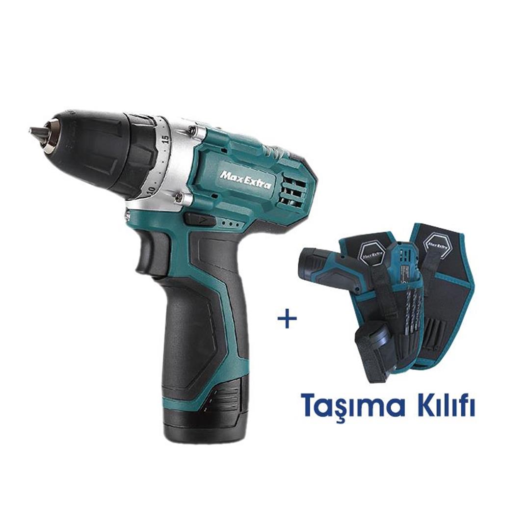 Max-Extra MXP1292 Profesyonel Li-ion Akülü Matkap 12V 1.5A