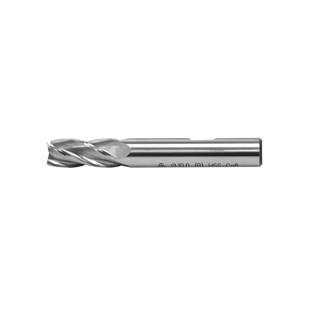 MTE Makina Takım 14.0 mm HSS - E (%8Co) DIN 844 BN Silindirik Saplı Parmak Freze - Kısa - B00276181400