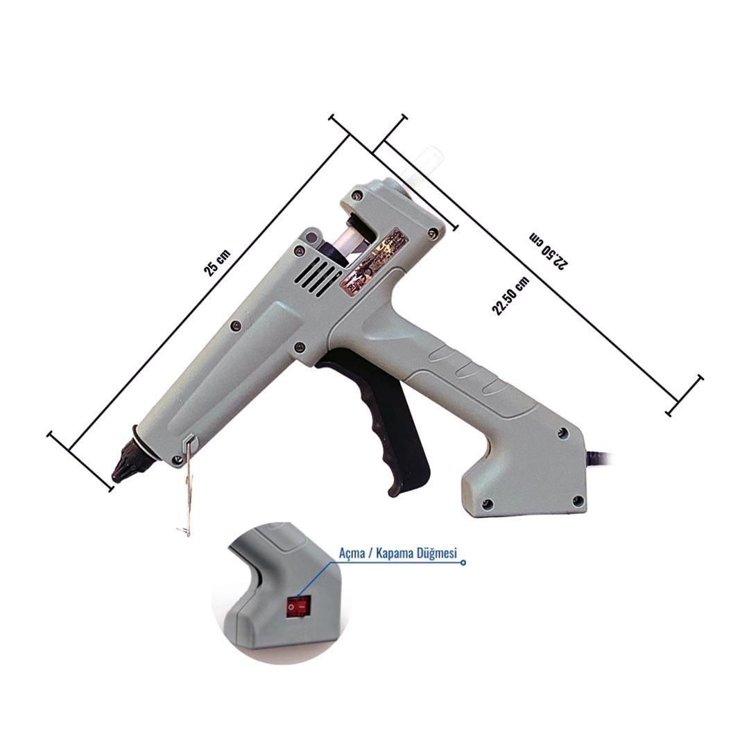 Tayrex Profesyonel Sıcak Mum Silikon Tabancası 100 Watt K-1000