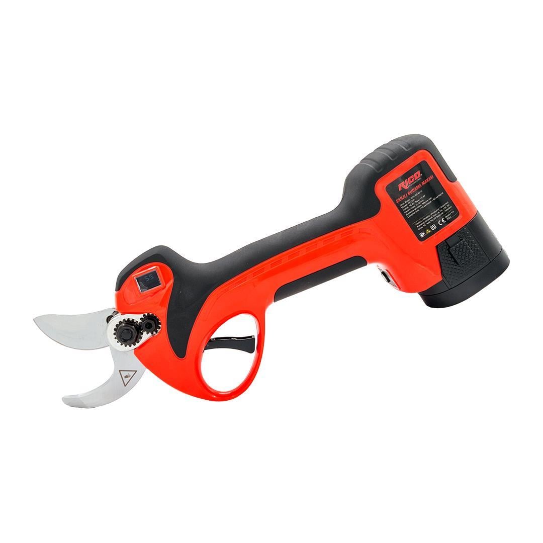 Rico RC35K Çift Akülü Bahçe Dal Bağ Budama Makası 14.4V 2.6Ah Şarj Cihazlı Kılıflı ve Taşıma Çantalı 025-RC4615