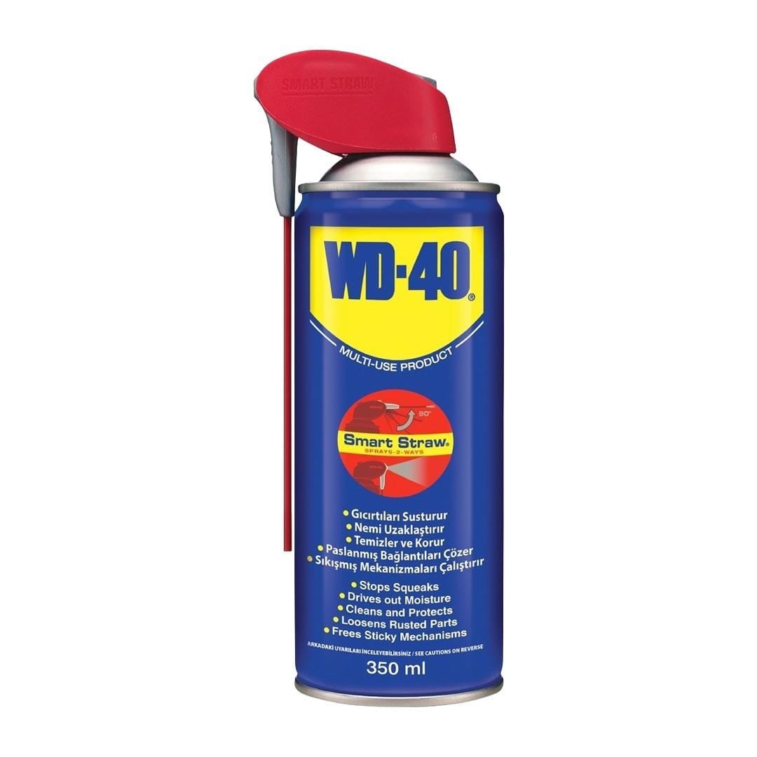 WD-40 Çok Amaçlı Yağlayıcı ve Pas Sökücü Sprey 350 ml. - 24lü Paket (Smart Straw / Akıllı Pipetli)
