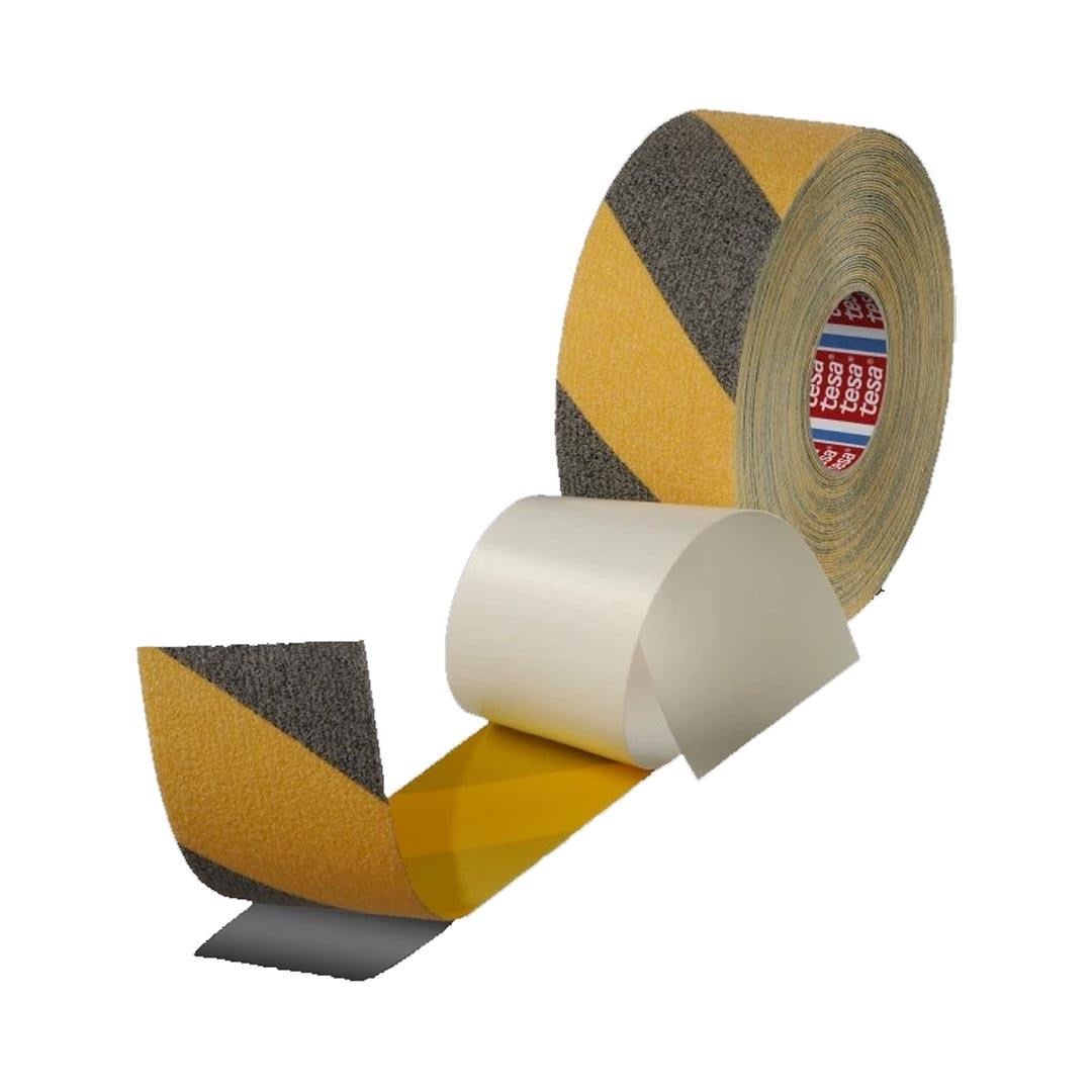 Tesa 60951 Merdiven Kaydırmaz Bant Sarı Siyah 15 m x 50 mm