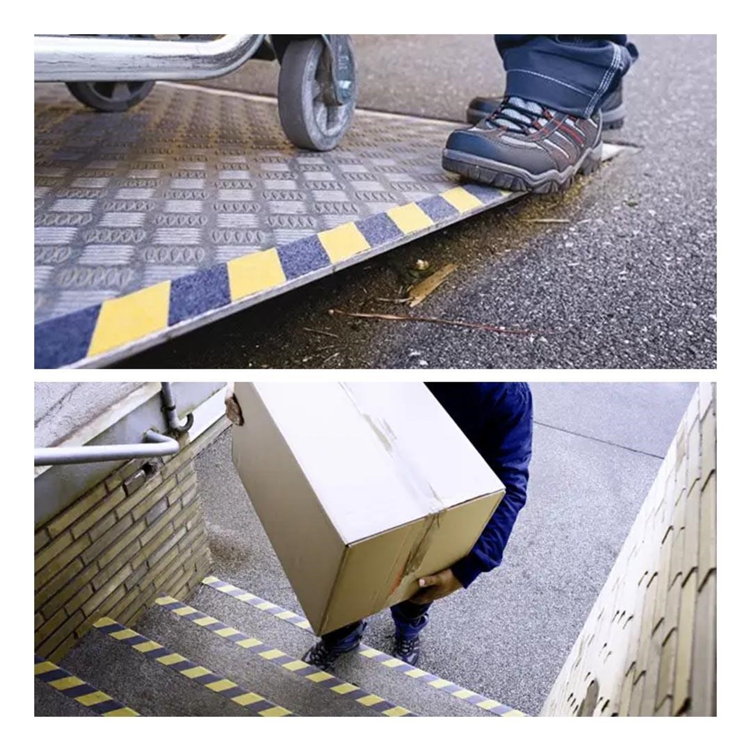 Tesa 60951 Merdiven Kaydırmaz Bant Sarı Siyah 15 m x 50 mm