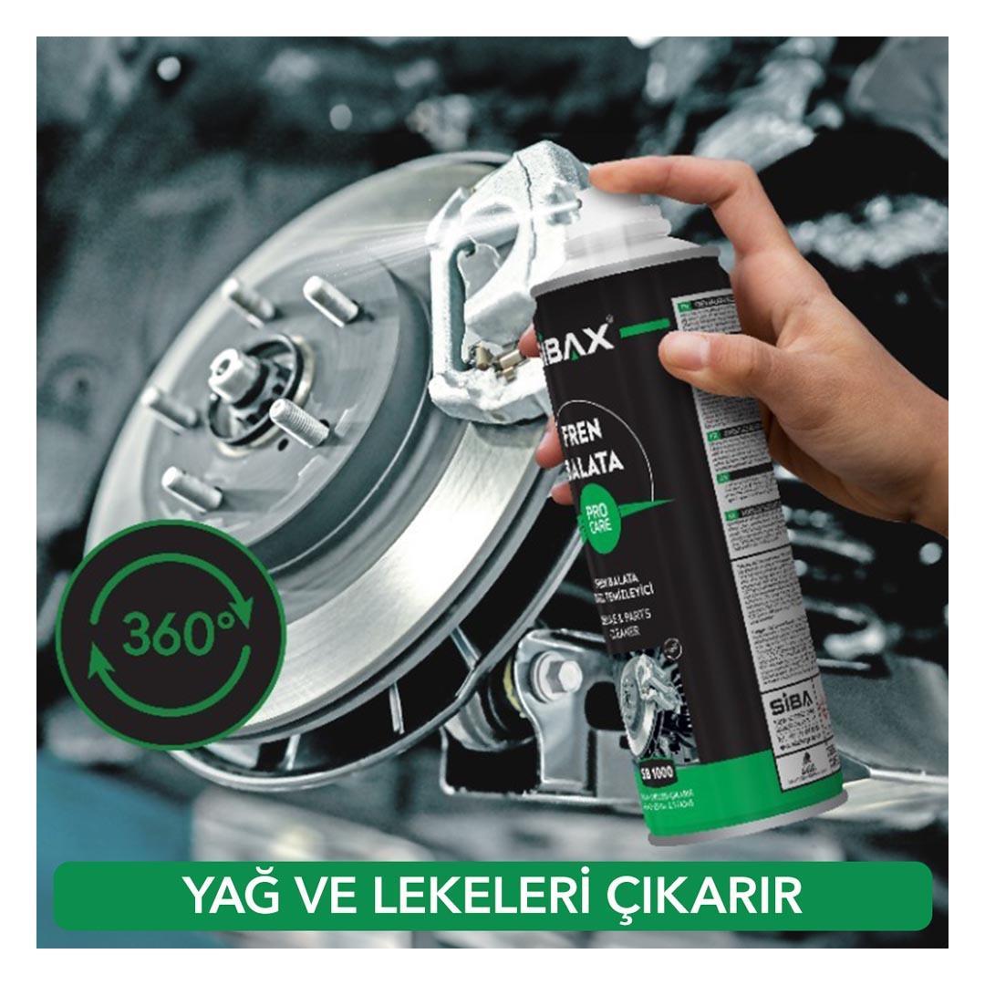 Sibax SB1000 Fren Balata Genel Temizleyici Sprey 500 ml.