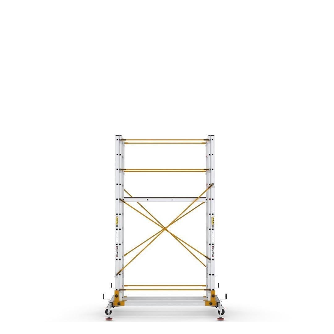 Çağsan TeleSafe XL_FP İki Parçalı Alüminyum İskele 2x11 Basamaklı S006_XL_FP