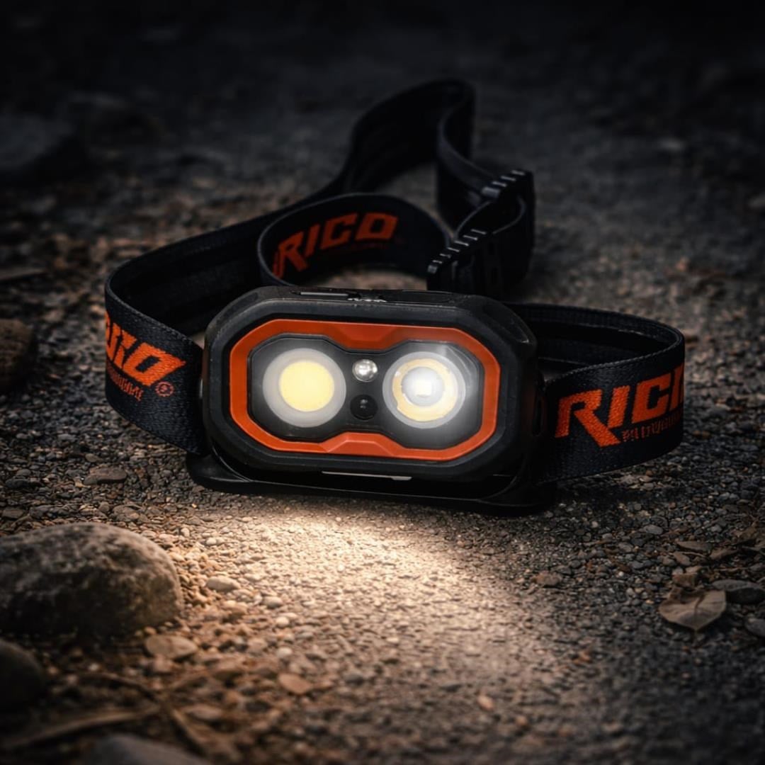 Rico 013-RC0042 Şarjlı LED Kafa Lambası Hareket Sensörlü 800 Lümen