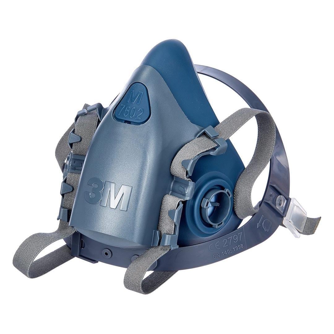 3M 7502 Yeniden Kullanılabilir Yarım Yüz Maskesi Orta Boy Filtresiz