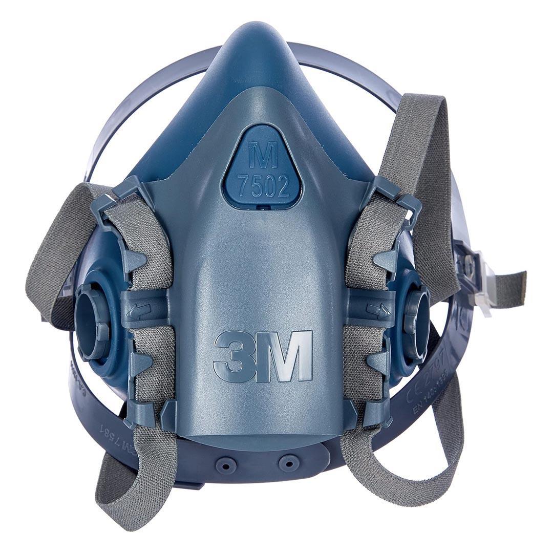 3M 7502 Yeniden Kullanılabilir Yarım Yüz Maskesi Orta Boy Filtresiz