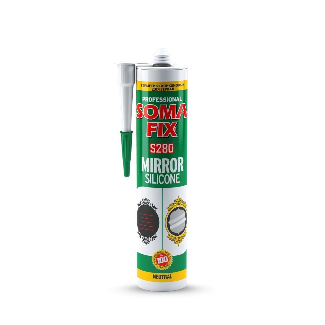 Somafix S280 Ayna Silikonu Şeffaf 280 ml