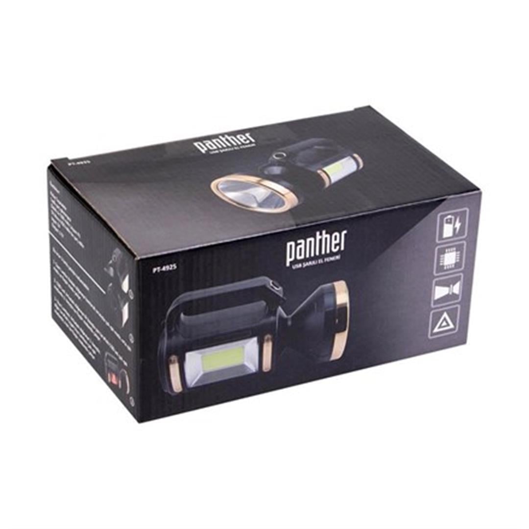 Panther PT-4925 USB Şarjlı El Feneri