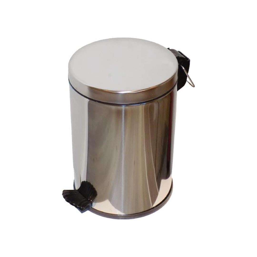 Paslanmaz 5 Litre Pedallı Çöp Kovası