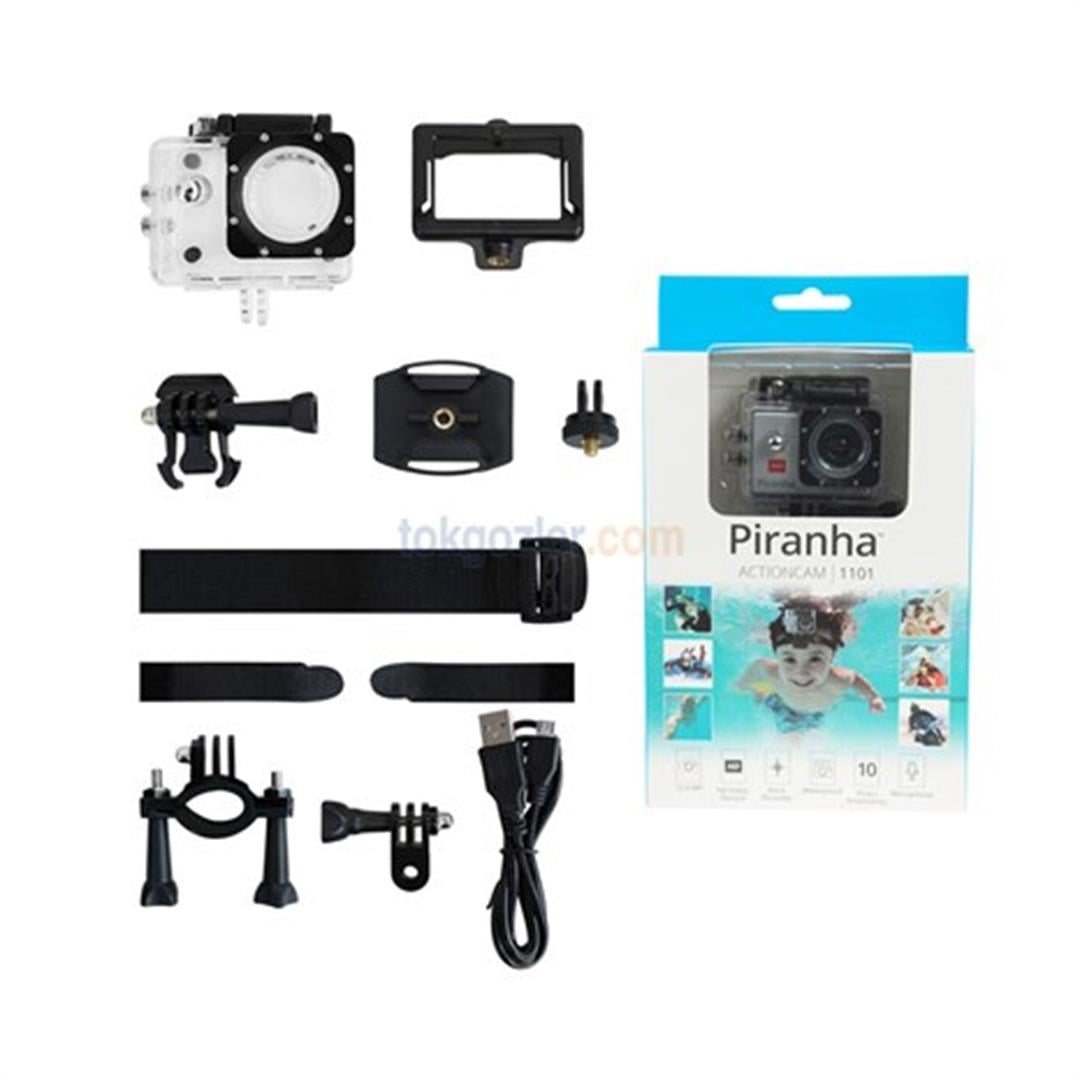 Piranha ActionCam 1101 Su Geçirmez Kasalı Aksiyon Kamerası
