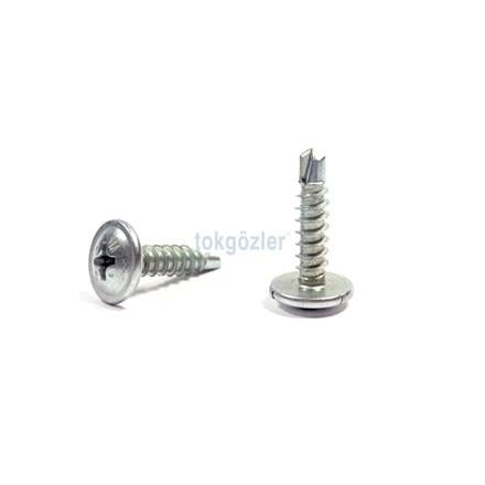 Pul Başlı (RYSB) Matkap Uçlu Sac Vidası 3.9x25 mm