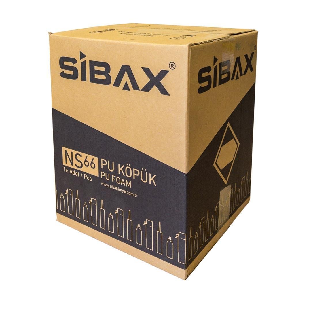 Sibax NS66 Poliüretan Dolgu Köpüğü - Montaj Köpük 600 gr. - 16lı Paket