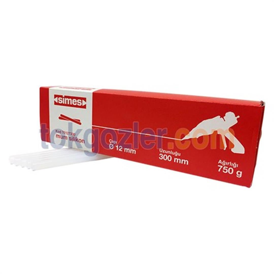 Simes Mum Silikon 12 mm x 30 cm Şeffaf 750 gr.
