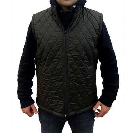 Siyah Polar Astarlı Kapitone Yelek - S
