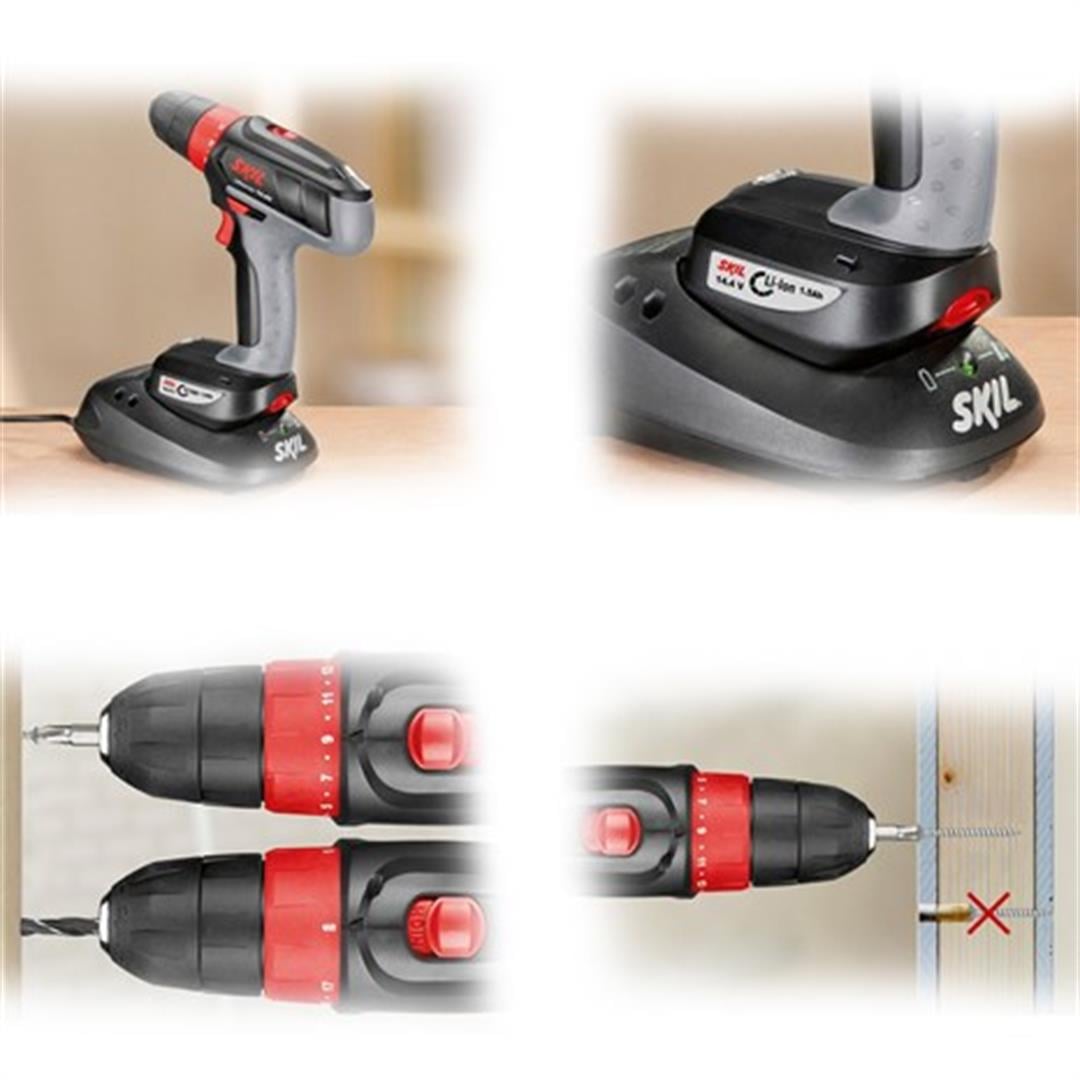 Skil 2431 AG 14,4 Volt 1,5 Ah Li-ion Akülü Vidalama Makinesi